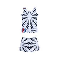 Star Illusion Mandala Kids  Boyleg Swimsuit