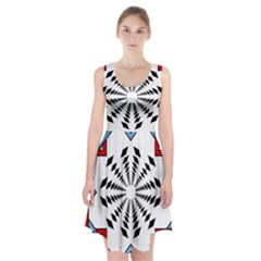 Star Illusion Mandala Racerback Midi Dress