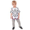 Star Illusion Mandala Kids  Raglan Tee View1