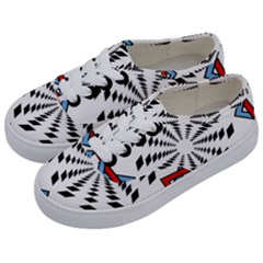 Star Illusion Mandala Kids  Classic Low Top Sneakers