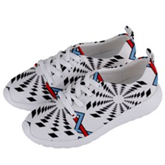 Star Illusion Mandala Women s Lightweight Sports Shoes by HermanTelo