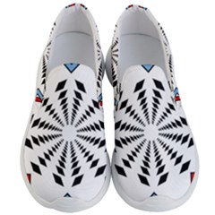 Star Illusion Mandala Men s Lightweight Slip Ons by HermanTelo