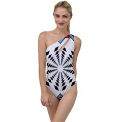 Star Illusion Mandala To One Side Swimsuit