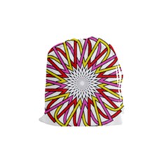 Sun Abstract Mandala Drawstring Pouch (medium) by HermanTelo