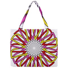 Sun Abstract Mandala Mini Tote Bag