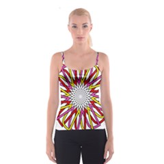 Sun Abstract Mandala Spaghetti Strap Top