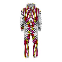 Sun Abstract Mandala Hooded Jumpsuit (kids) by HermanTelo