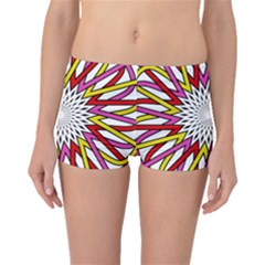 Sun Abstract Mandala Boyleg Bikini Bottoms