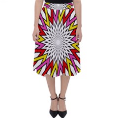 Sun Abstract Mandala Classic Midi Skirt by HermanTelo