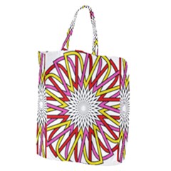 Sun Abstract Mandala Giant Grocery Tote