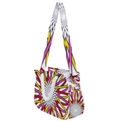 Sun Abstract Mandala Rope Handles Shoulder Strap Bag