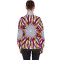 Sun Abstract Mandala Women s High Neck Windbreaker View2