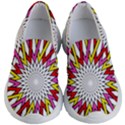 Sun Abstract Mandala Kids  Lightweight Slip Ons View1