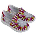 Sun Abstract Mandala Kids  Lightweight Slip Ons View3