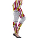 Sun Abstract Mandala Lightweight Velour Leggings View4