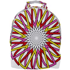 Sun Abstract Mandala Mini Full Print Backpack by HermanTelo