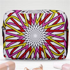 Sun Abstract Mandala Make Up Pouch (large) by HermanTelo