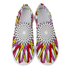 Sun Abstract Mandala Women s Slip On Sneakers by HermanTelo