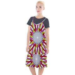 Sun Abstract Mandala Camis Fishtail Dress