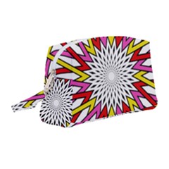 Sun Abstract Mandala Wristlet Pouch Bag (medium)