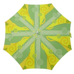 Ring Kringel Background Abstract Yellow Straight Umbrellas