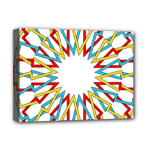 Wheel Complex Symbol Mandala Deluxe Canvas 16  X 12  (stretched)  by HermanTelo