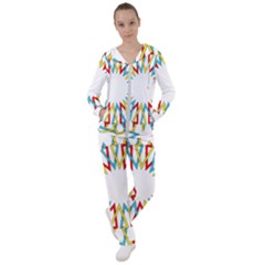 Wheel Complex Symbol Mandala Women s Tracksuit