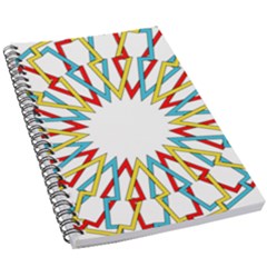 Wheel Complex Symbol Mandala 5 5  X 8 5  Notebook