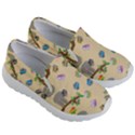 Sloth Neutral Color Cute Cartoon Kids  Lightweight Slip Ons View3