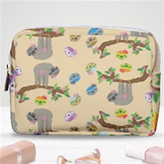 Sloth Neutral Color Cute Cartoon Make Up Pouch (medium)