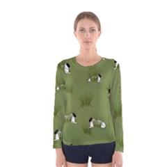 Sheep Lambs Women s Long Sleeve Tee