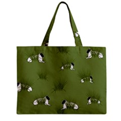 Sheep Lambs Zipper Mini Tote Bag