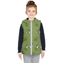 Sheep Lambs Kids  Hooded Puffer Vest