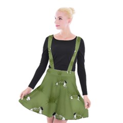 Sheep Lambs Suspender Skater Skirt