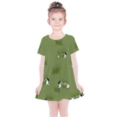 Sheep Lambs Kids  Simple Cotton Dress by HermanTelo