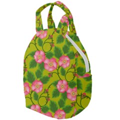 Roses Flowers Pattern Bud Pink Travel Backpacks