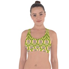 Texture Nature Erica Cross String Back Sports Bra by HermanTelo