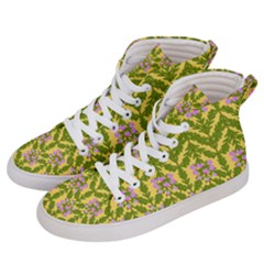 Texture Nature Erica Men s Hi-top Skate Sneakers by HermanTelo