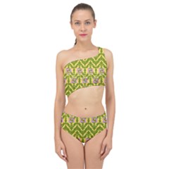 Texture Nature Erica Spliced Up Two Piece Swimsuit by HermanTelo