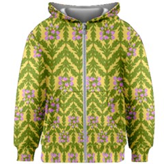 Texture Nature Erica Kids  Zipper Hoodie Without Drawstring