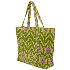 Texture Nature Erica Zip Up Canvas Bag