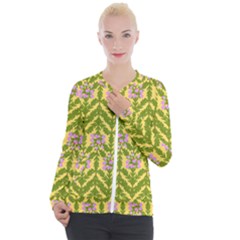 Texture Nature Erica Casual Zip Up Jacket by HermanTelo