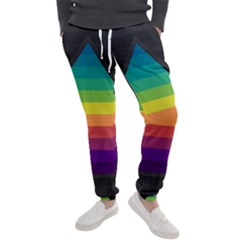 Background Rainbow Stripes Bright Men s Jogger Sweatpants