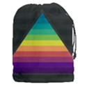 Background Rainbow Stripes Bright Drawstring Pouch (XXXL) View1