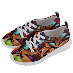 Graffiti Mural Street Art Wall Art Women s Lightweight Sports Shoes by Pakrebo