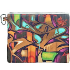 Graffiti Mural Street Art Wall Art Canvas Cosmetic Bag (xxxl) by Pakrebo