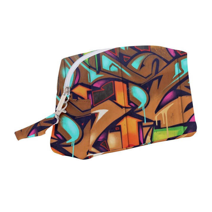 Graffiti Mural Street Art Wall Art Wristlet Pouch Bag (Medium)