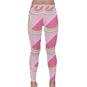 Melons Pattern Food Fruits Melon Classic Yoga Leggings View1