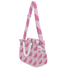 Melons Pattern Food Fruits Melon Rope Handles Shoulder Strap Bag