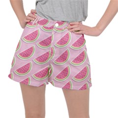 Melons Pattern Food Fruits Melon Ripstop Shorts by Pakrebo